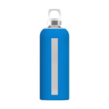 Star | Glass Water Bottle | 850 ml | Electric Blue