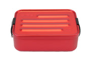 Metal Box Plus | Food Container | Small | Red