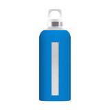 Star | Glass Water Bottle | 500 ml | Electric Blue