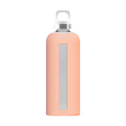 Star | Glass Water Bottle | 850 ml | Shy Pink