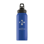 WMB Mountain | Aluminium Bottle | 1 L | Dark Blue Touch